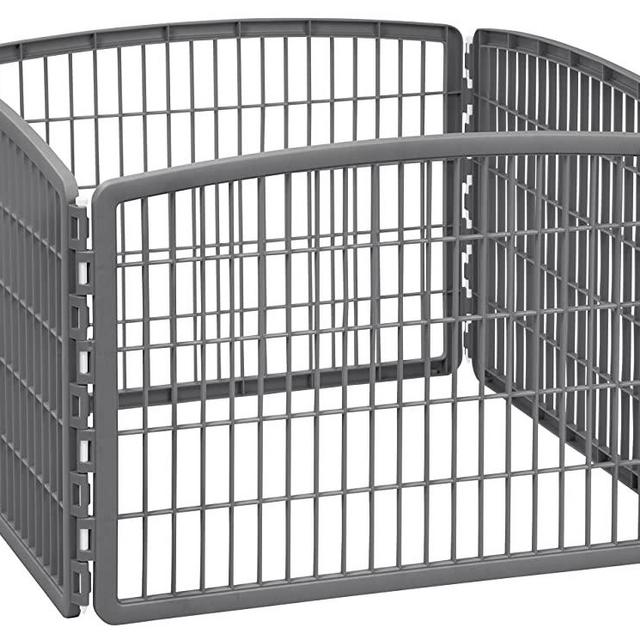 IRIS 24'' Exercise 4-Panel Pet Playpen Without Door