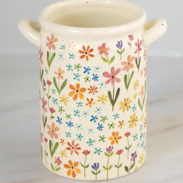 Utensil Crock - Daisies
