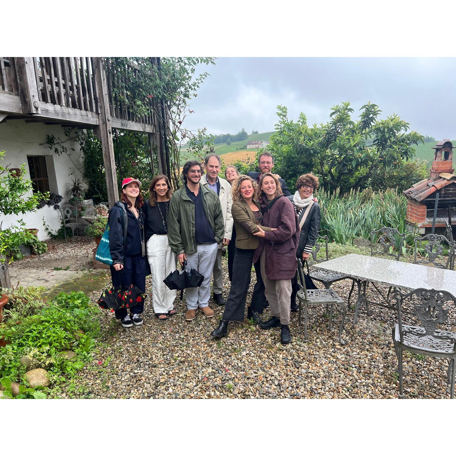 Diane Bajalia's first visit to Turin, we could not miss a stop to our very favourite natural wine maker in Dogliani with some of the bests - Giorgia, Vicky and Bianca