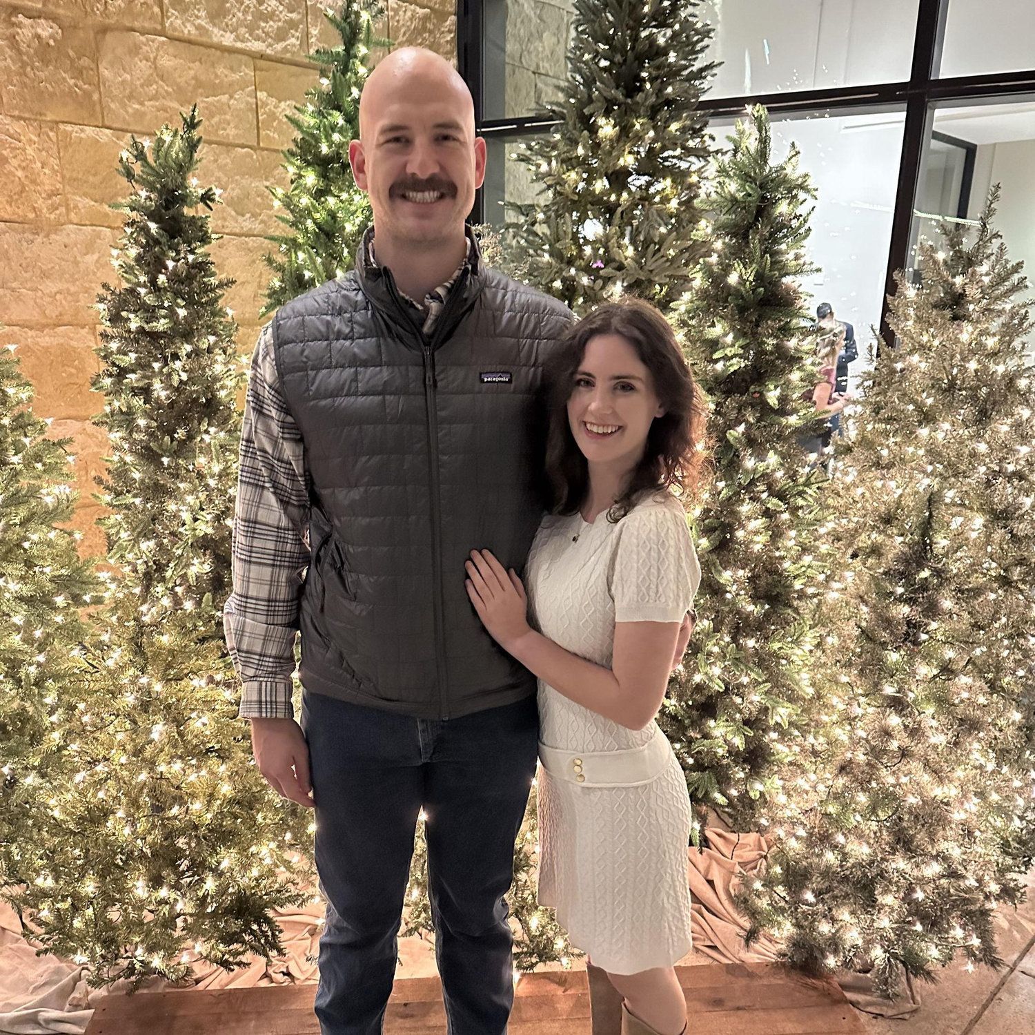 Our first Christmas Candlelight service together!