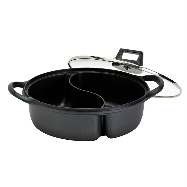 Infuse 12" 2-Section Covered Hotpot