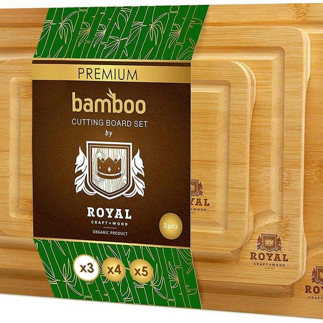 Bamboo Cutting Board Set