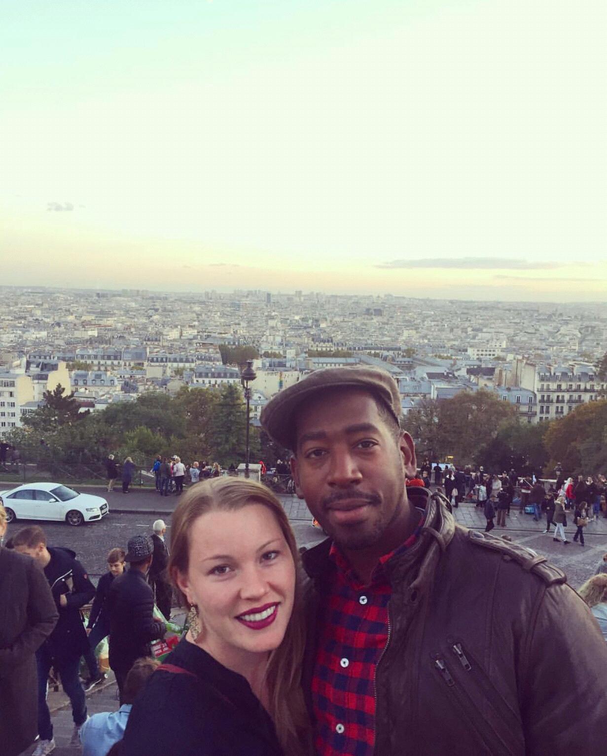 Selfies in Montmarte, Paris