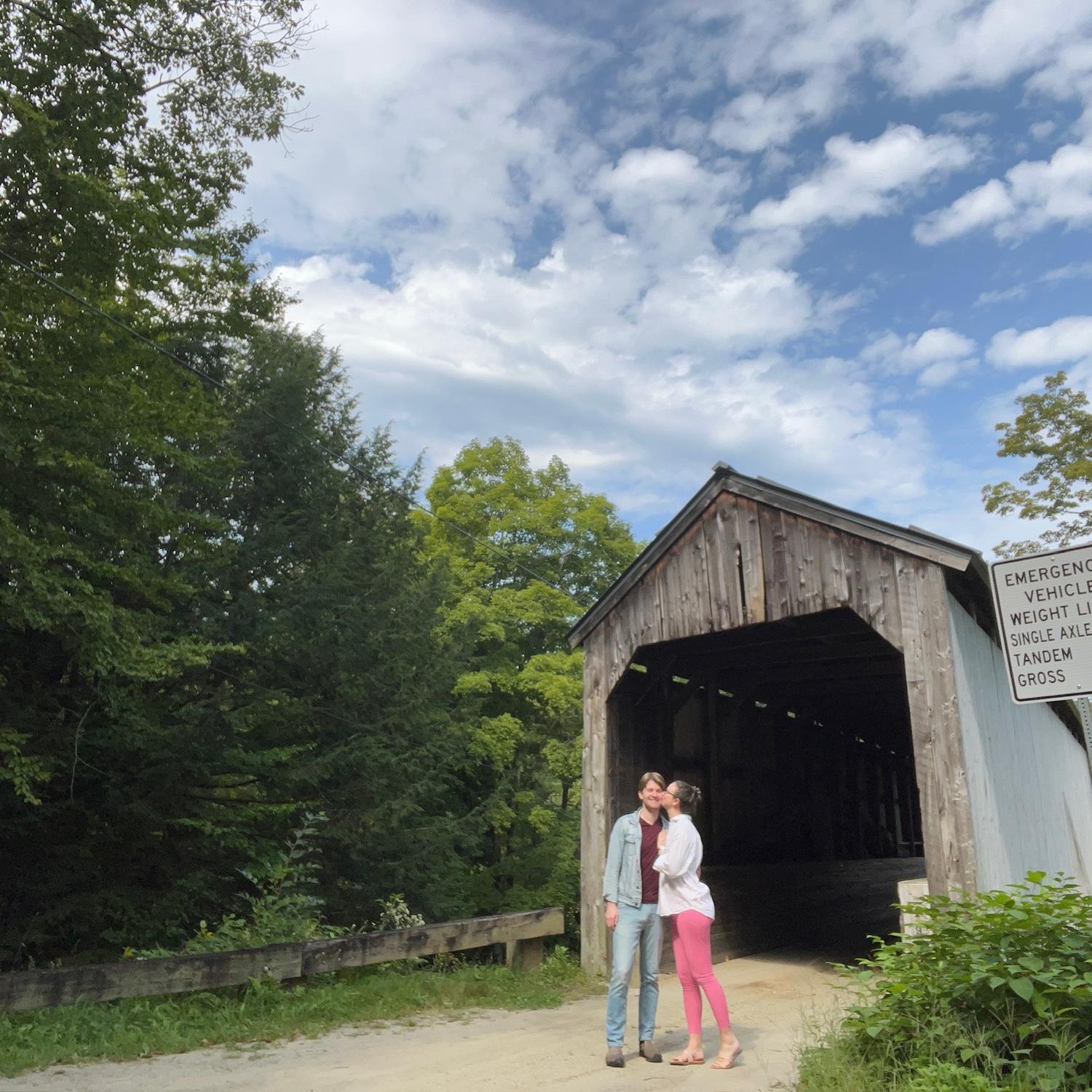 Found the covered bridge in Vermont that our hotel room was named after! 2024