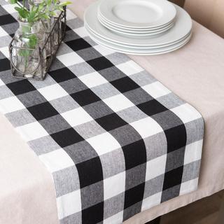 Reversible Gingham/Buffalo Check Table Runner
