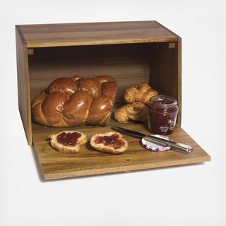 Acacia Wood Bread Box