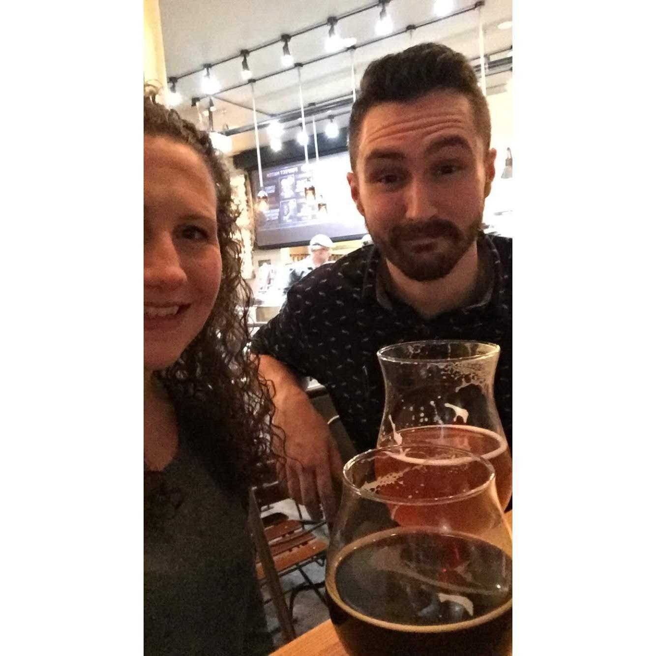 Making our own beer at Hopsters February 2016