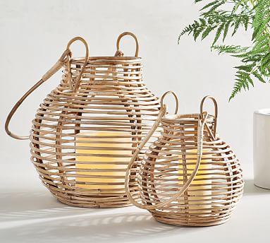 Riley Handcrafted Rattan Lanterns