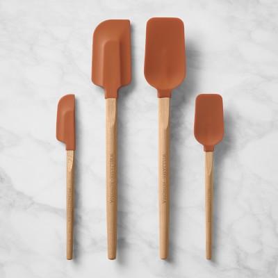 Williams Sonoma Silicone Spatula with Classic Wood Handle, Pumpkin