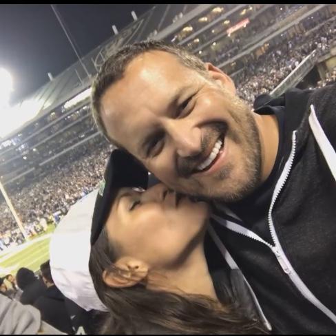 First football game together in 2019