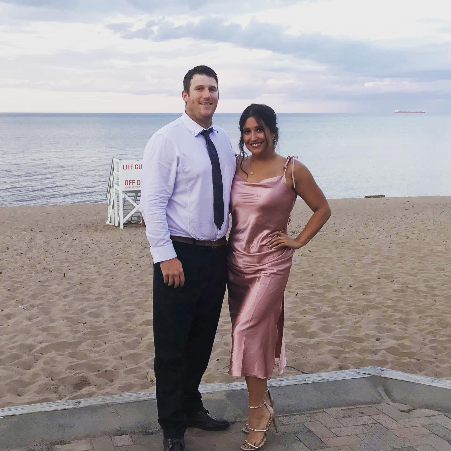 At Dana's wedding in Duluth, MN