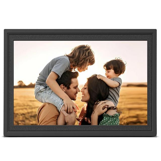 Digital Picture Frame WiFi, 10.1 Inch Frameo Digital Photo Frame 32GB Memory, 1280 * 800 Touch Screen, Auto-Rotate, Share Pictures Videos Instantly, Wedding, Birthday, for Mom