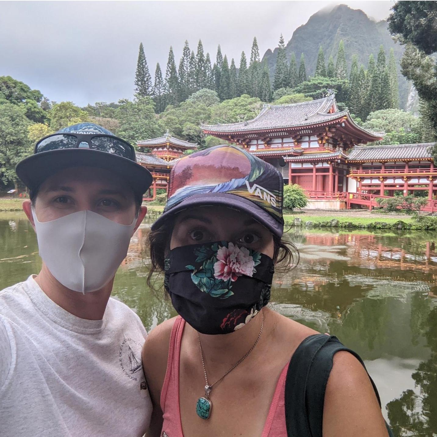 A replica of Byōdō-in, built on the windward side of Oʻahu in the 60s to commemorate Japanese immigration to Hawaiʻi. The Koʻolau mountains in the backdrop might be a better sight than the original...