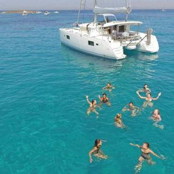 Catamaran in the Athens Riviera