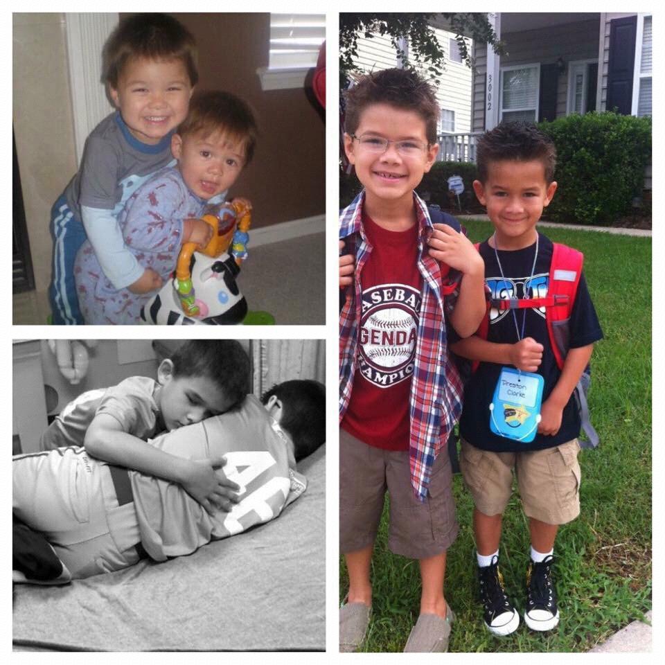Ethan & Preston when they were younger