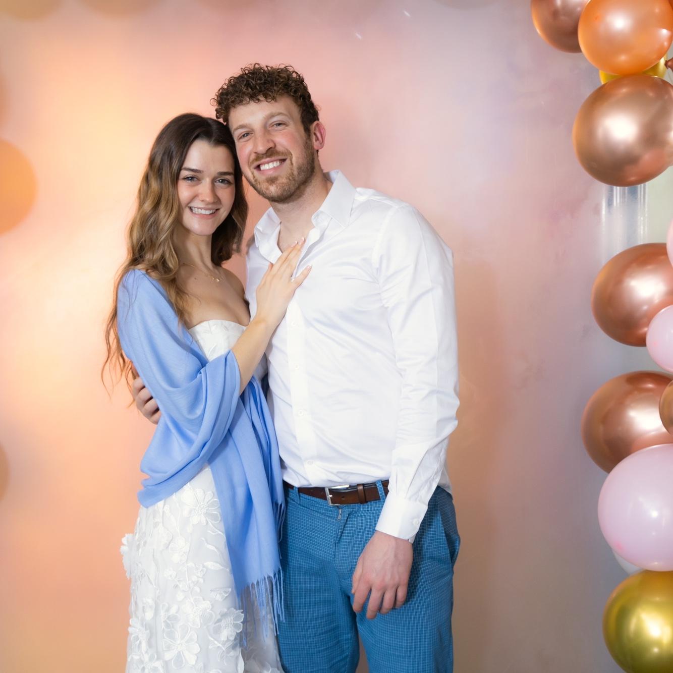 Our engagement party, February, 2024. Photos taken by the wonderful Krese Juraga.