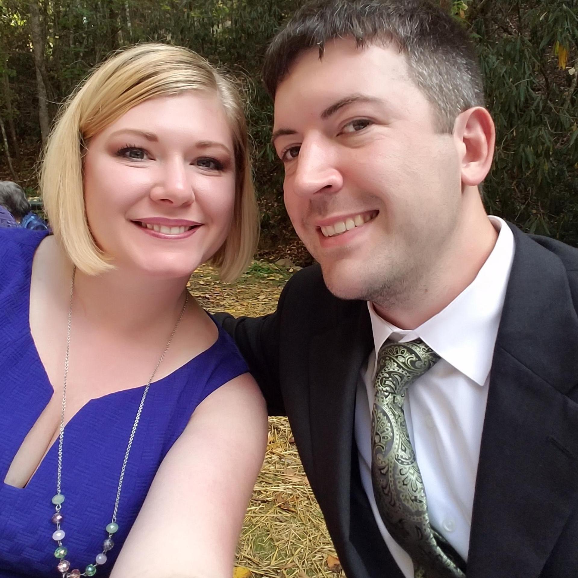 At Kayleigh's wedding