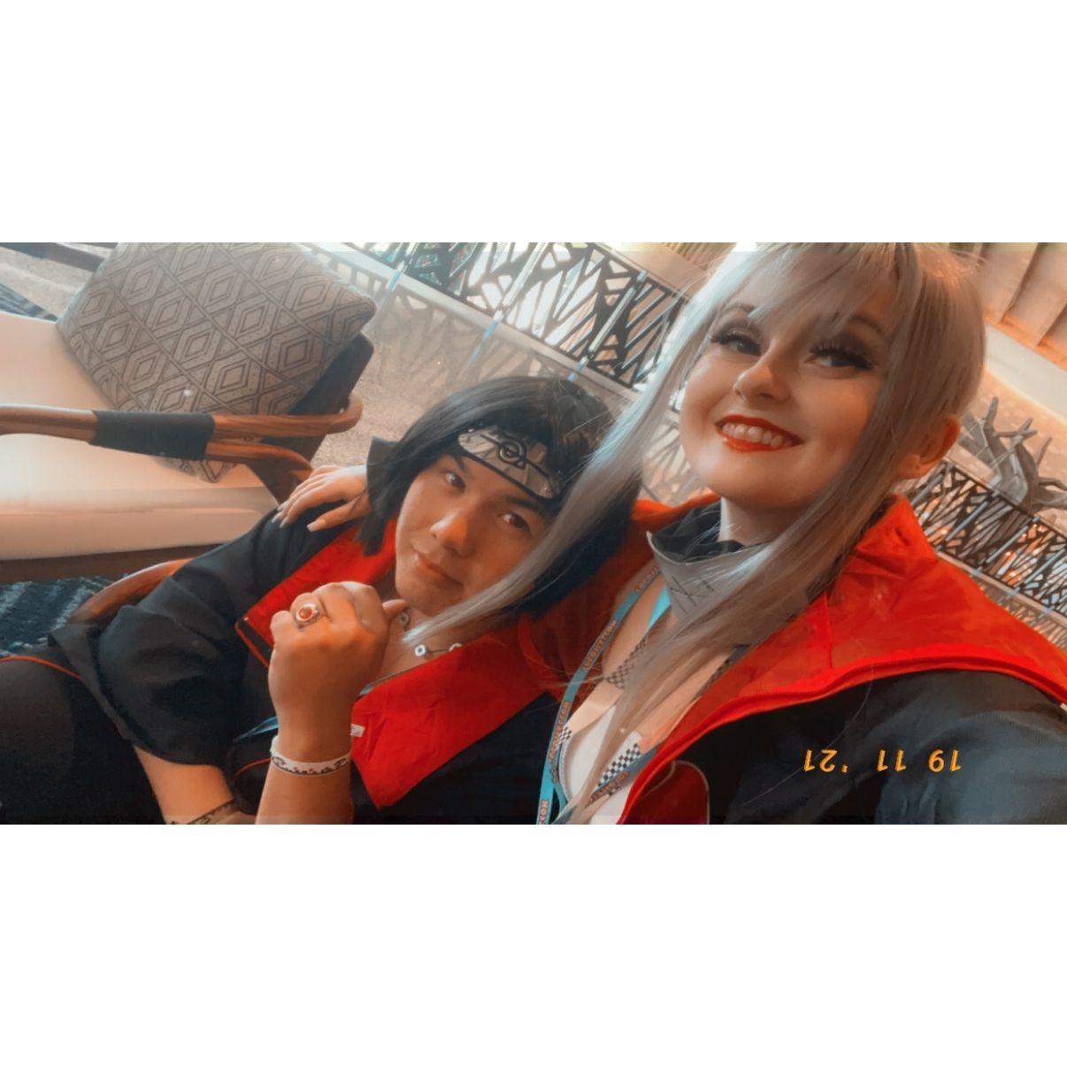 Our first Couple cosplay at Colossal Con before our big announcement ;)