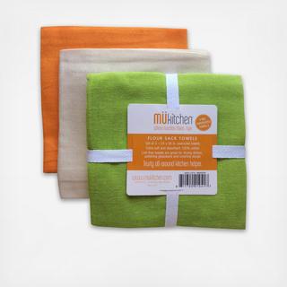 Flour Sack Towels, Set of 3