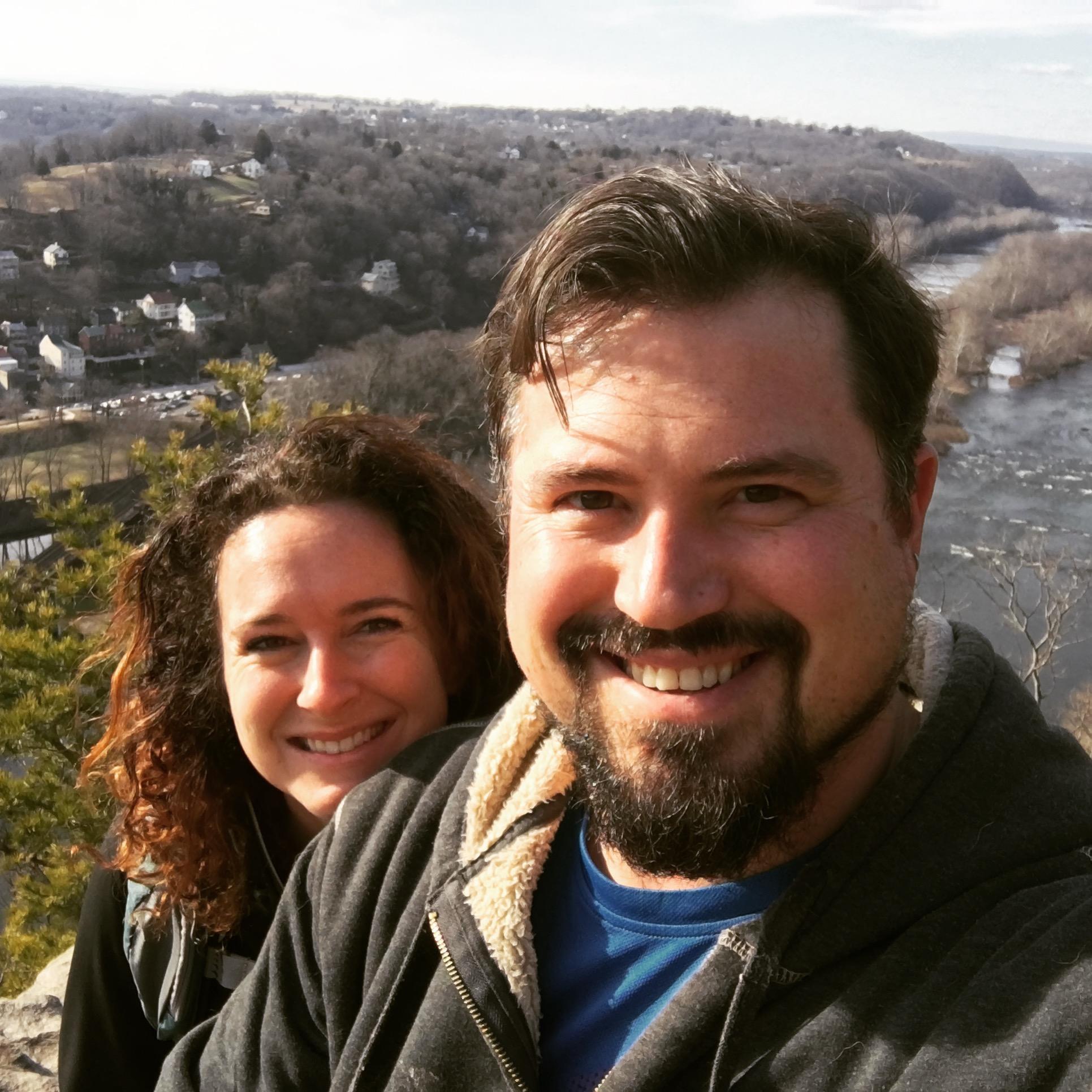 Our first New Year's together. Maryland Heights in Harper's Ferry.