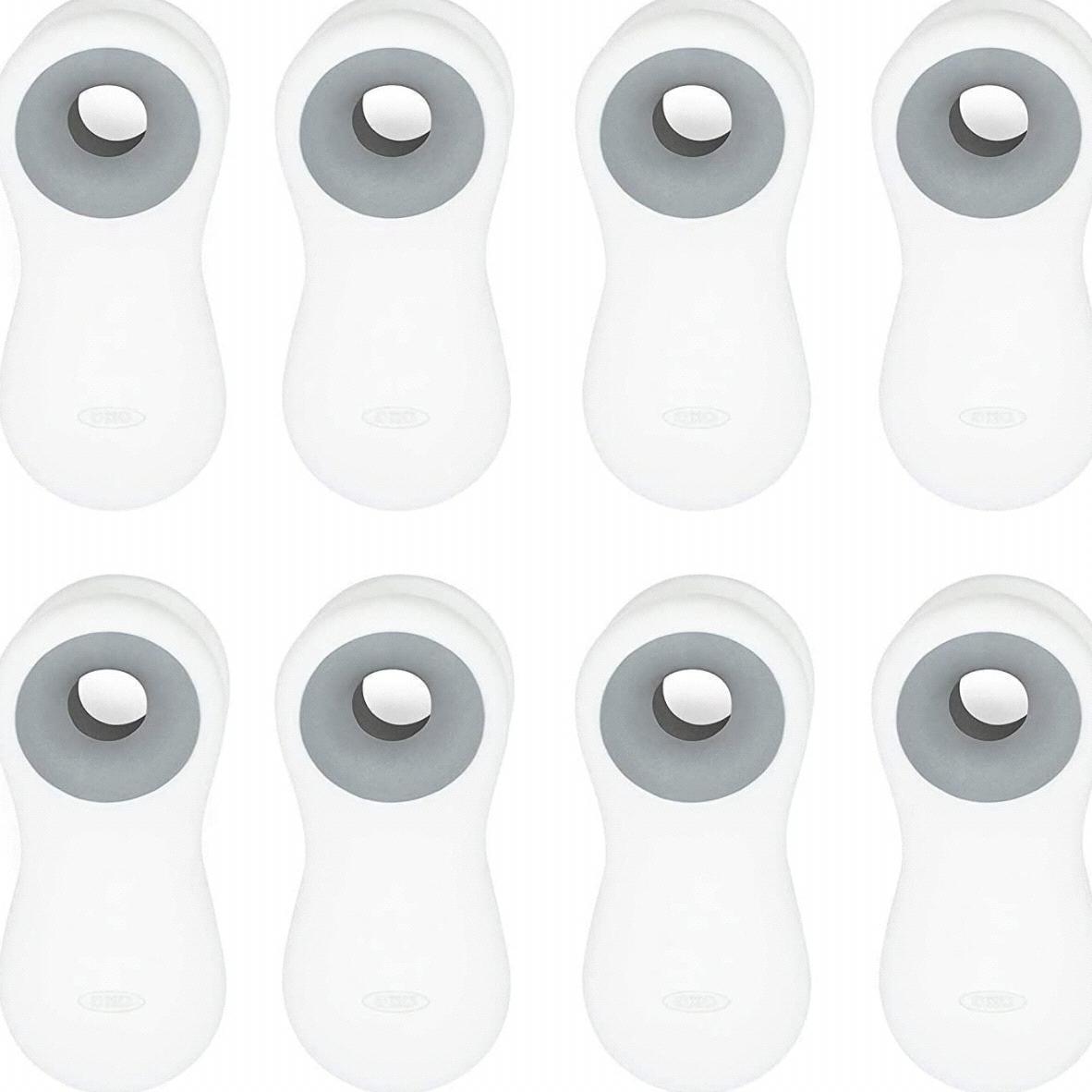 OXO Good Grips Magnetic All-Purpose Clips (8 Pack) - White Clip Set