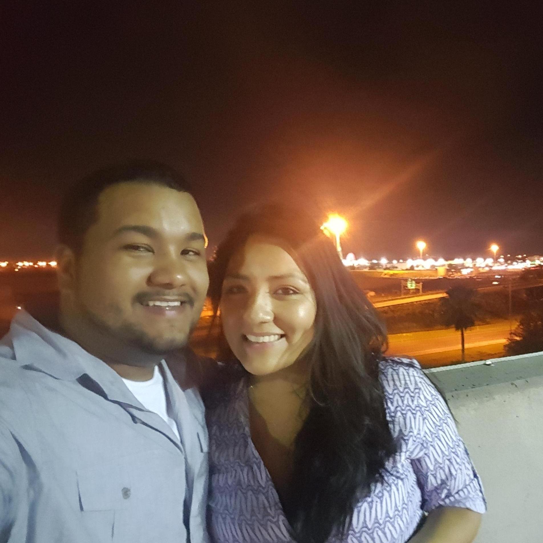 Our first selfie! Universal Citywalk.