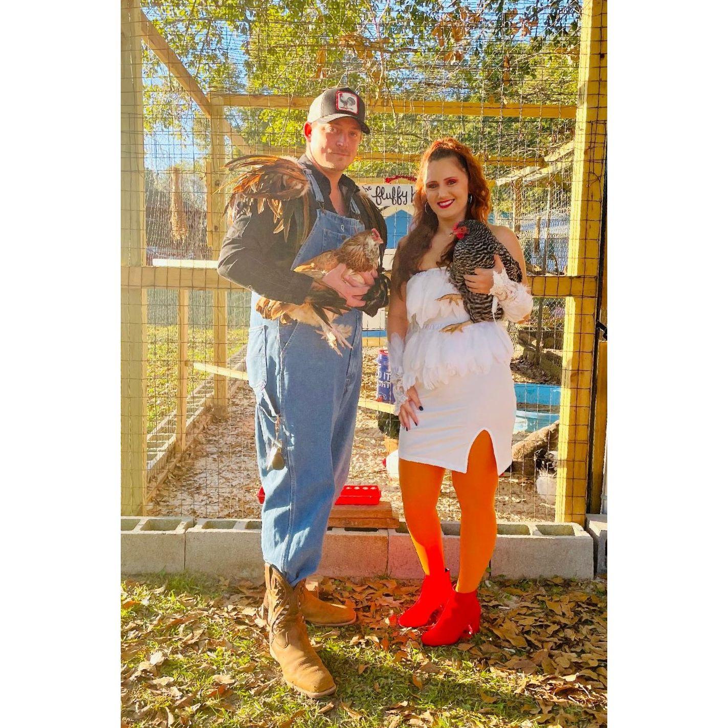 The chicken king & queen!
