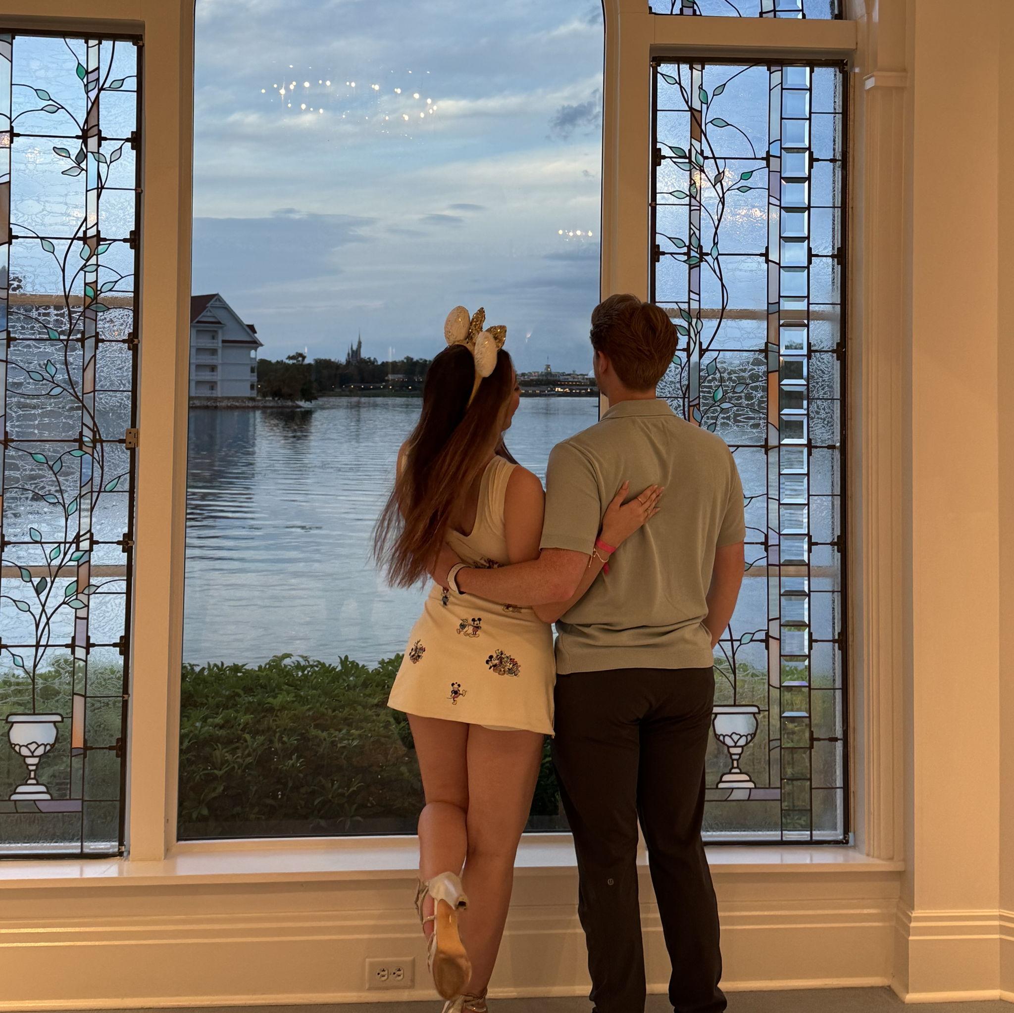 When we toured the Disney Wedding Pavillion