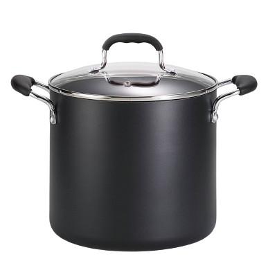T-fal Simply Cook Nonstick Cookware, Stockpot, 8qt, Black