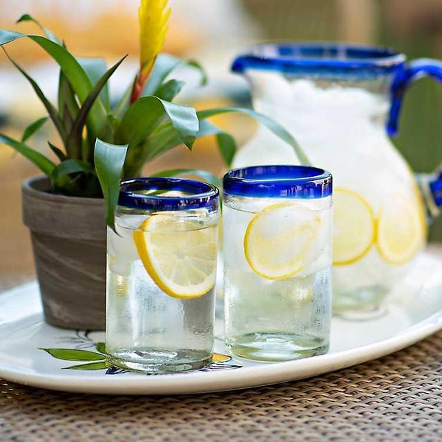 Baja Blue Highball Glass