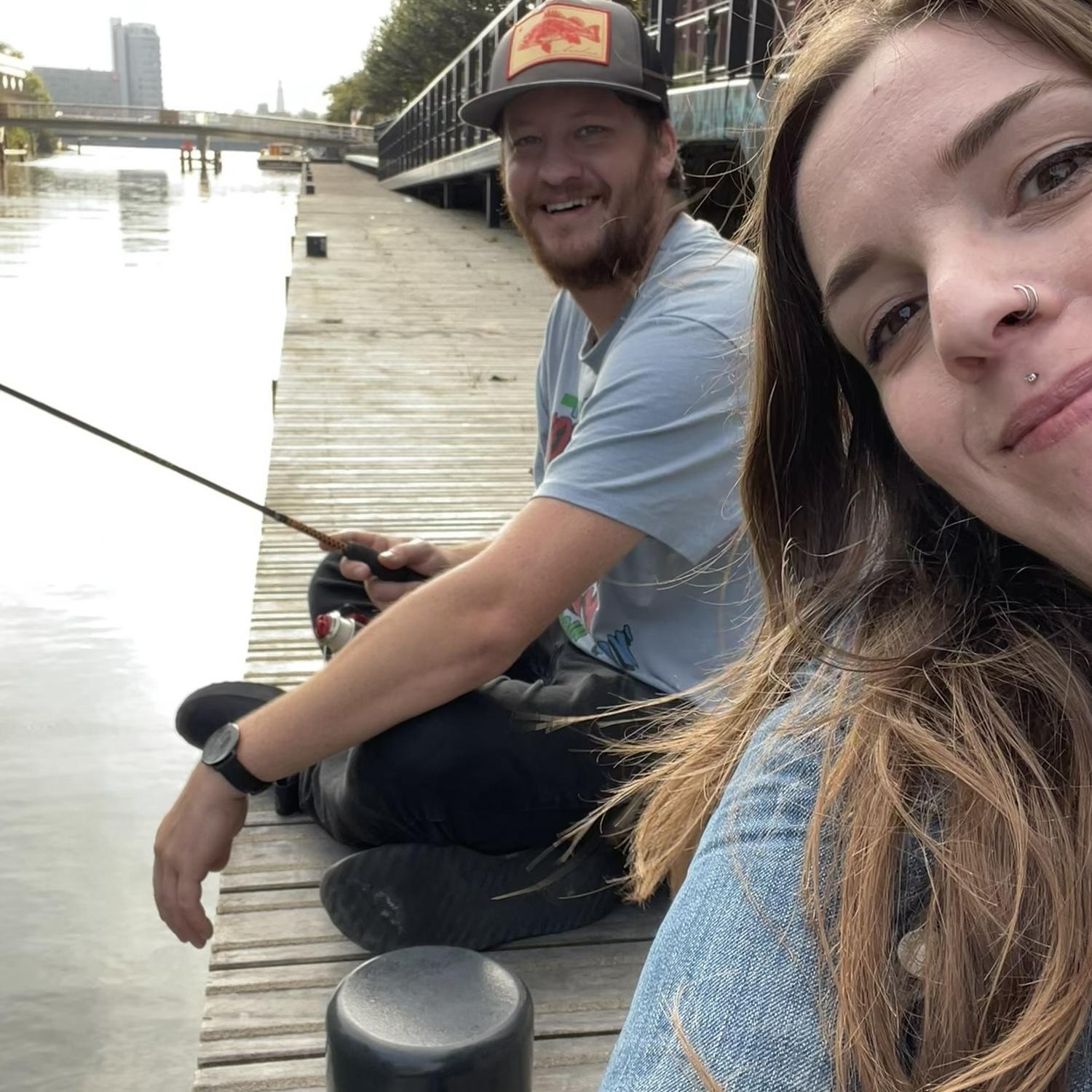Fishing in Amsterdam