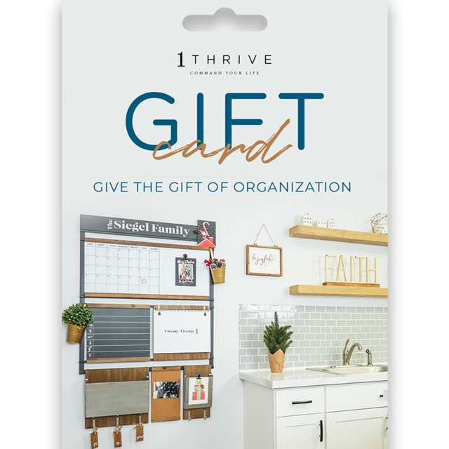Wall Organizer Gift Card
