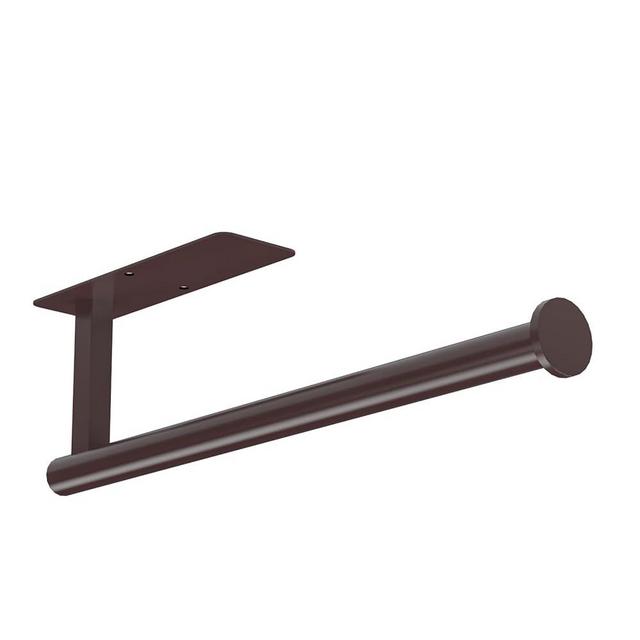 ASTOFLI Oil Rubbed Bronze Paper Towel Holder Under Cabinet No Drilling, Sturdy Under Cabinet Paper Towel Holder Wall Mount, Stainless Steel Kitchen Towel Holder, Self Adhesive Paper Towel Holder