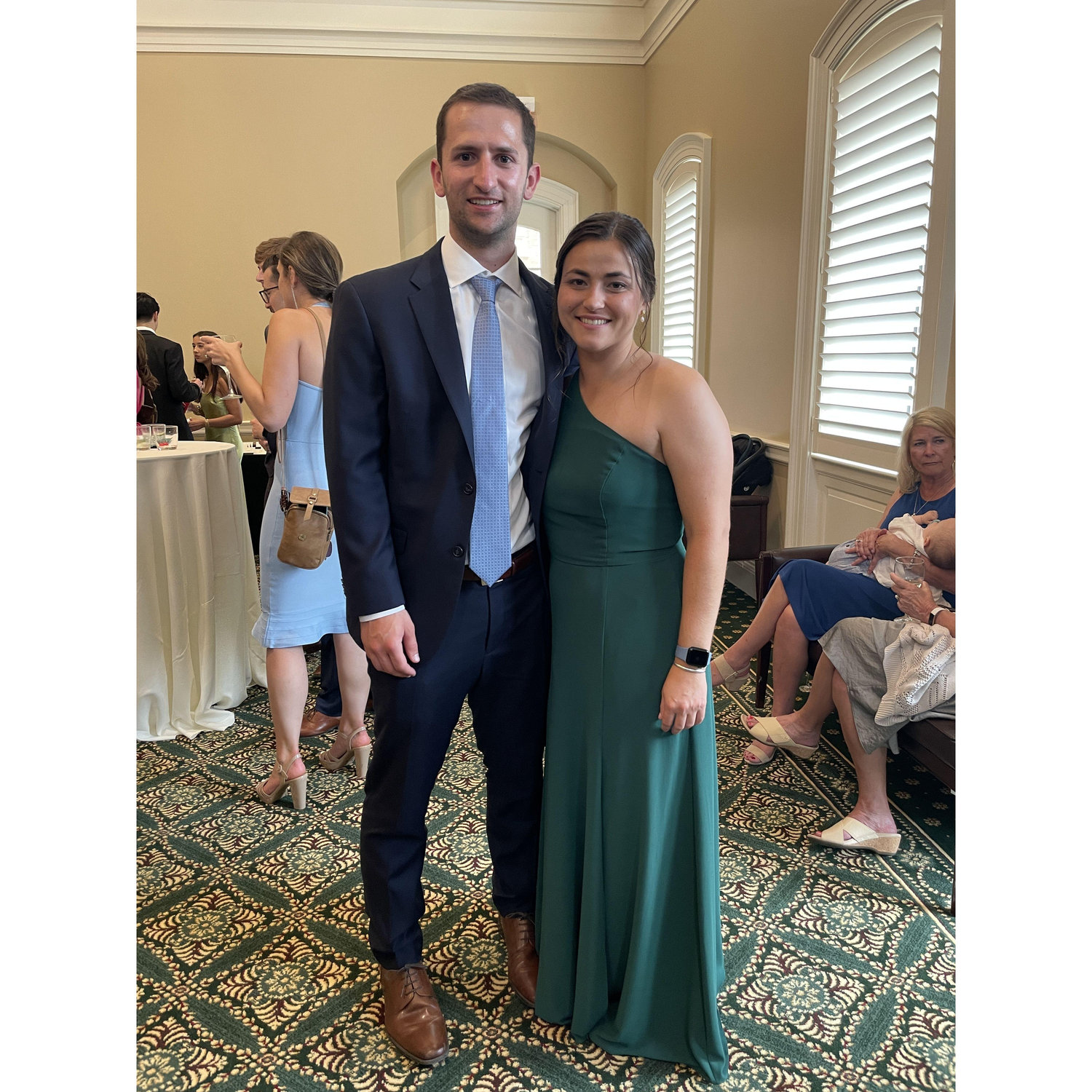 Attending a wedding in the town we met, Williamsburg