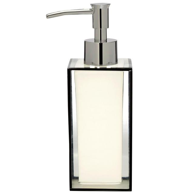 Creative Bath White/Black Lotion pump