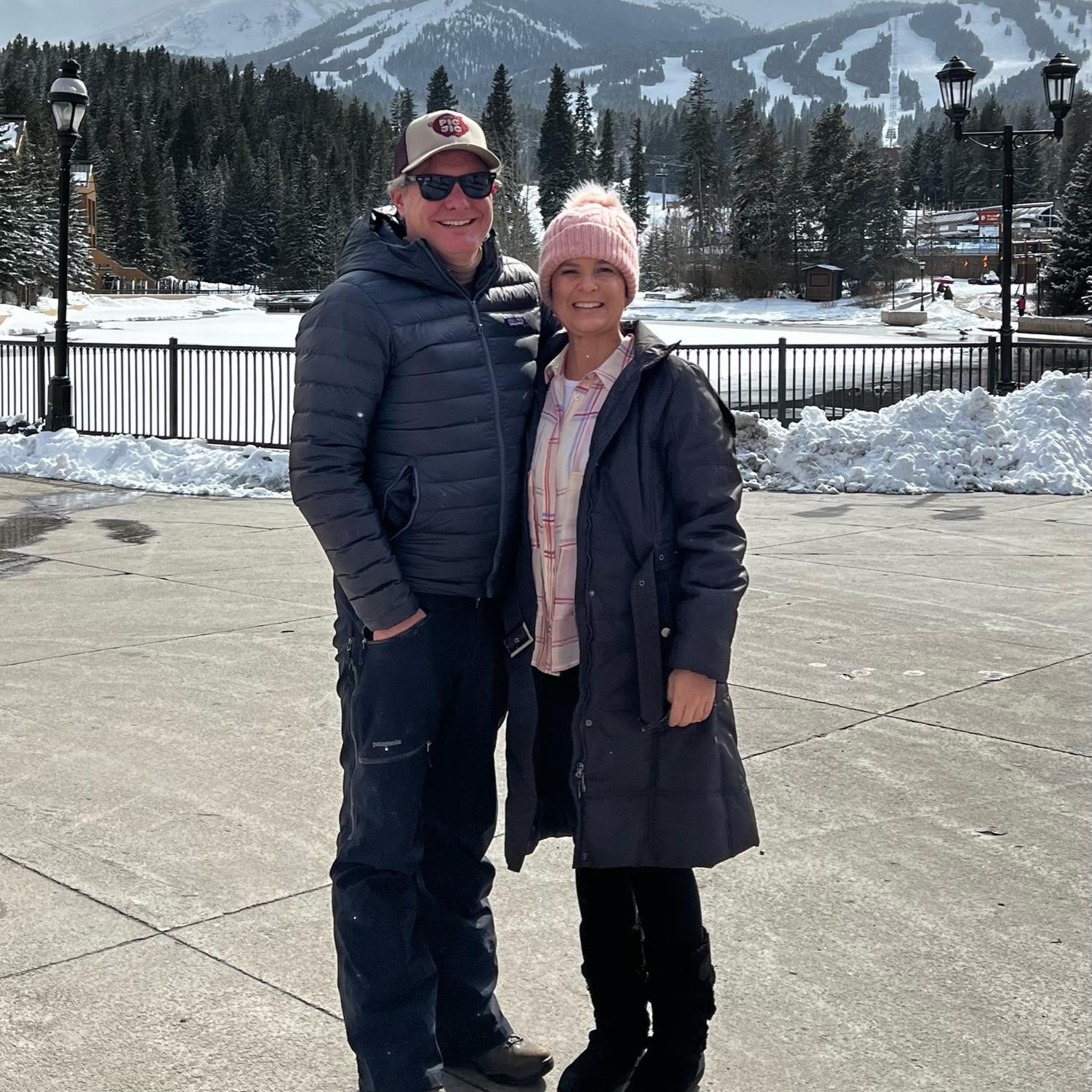 Spring skiing in Breckenridge, CO. Ski trip for Justin and spa trip for Kim - she has not yet learned to ski.