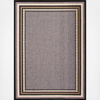 Indoor-Outdoor Border Matted Rug
