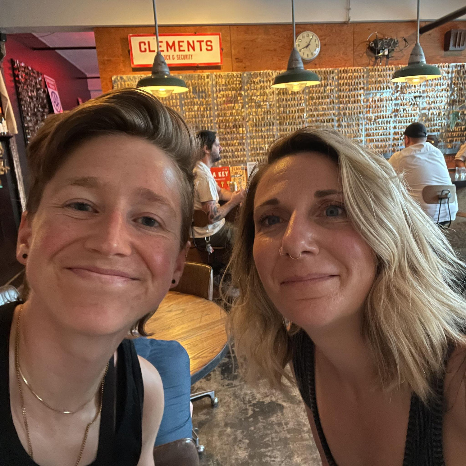 Cheesin' at a cute happy hour in STL