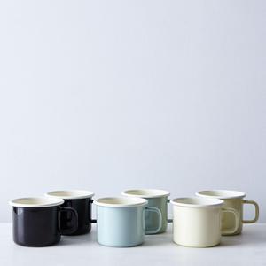 Enamel Mug (Set of 2) - Black