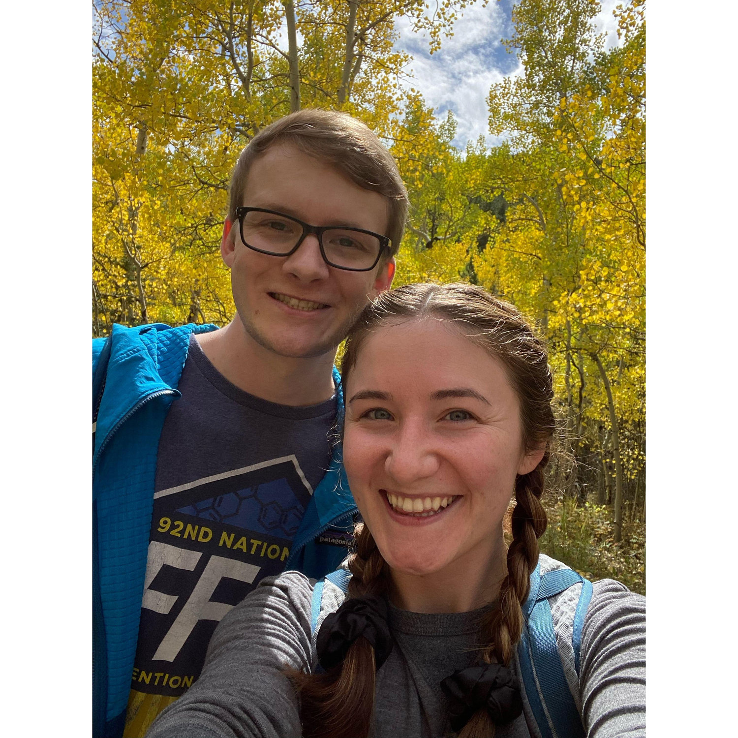 Golden Gate Canyon State Park surrounded by peak golden aspen season