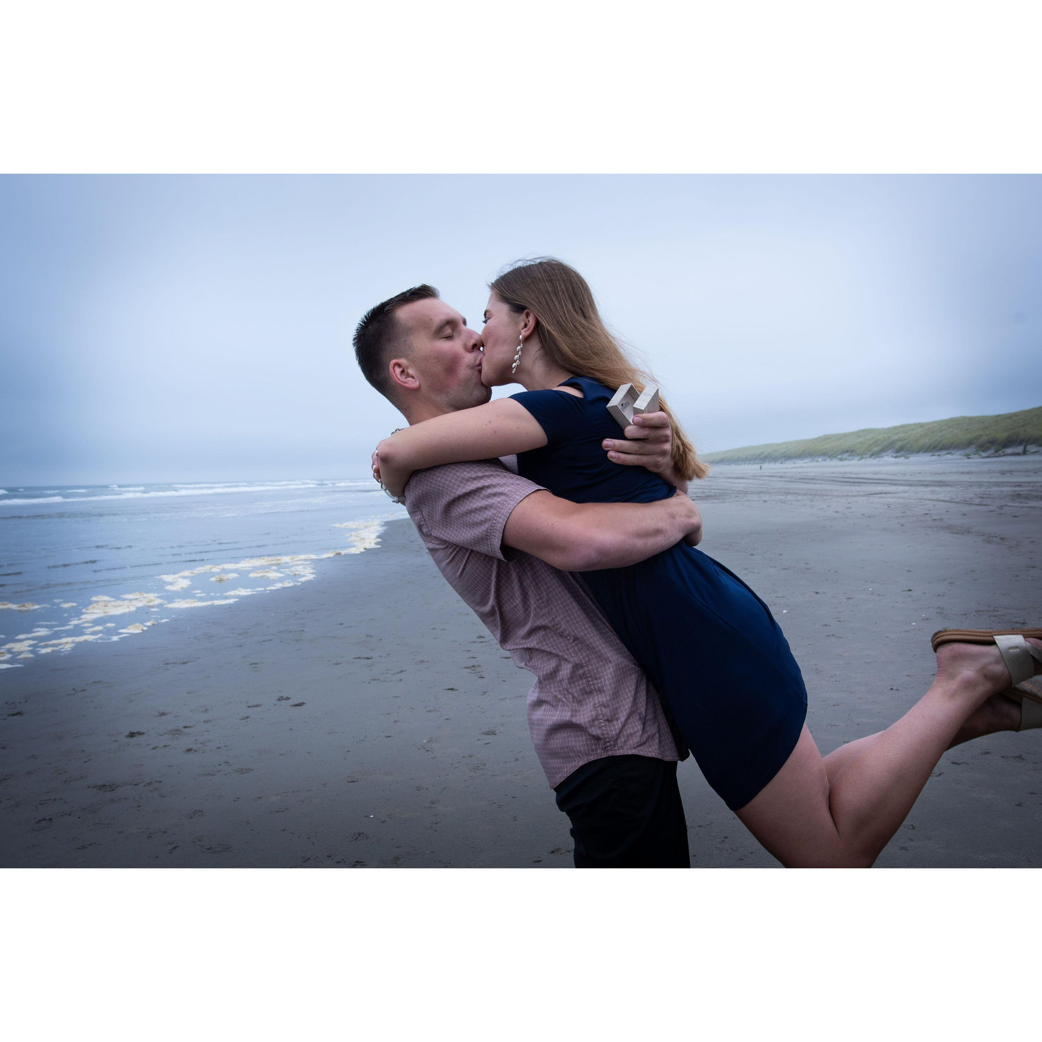 This is right after Garrett asked me to marry him!