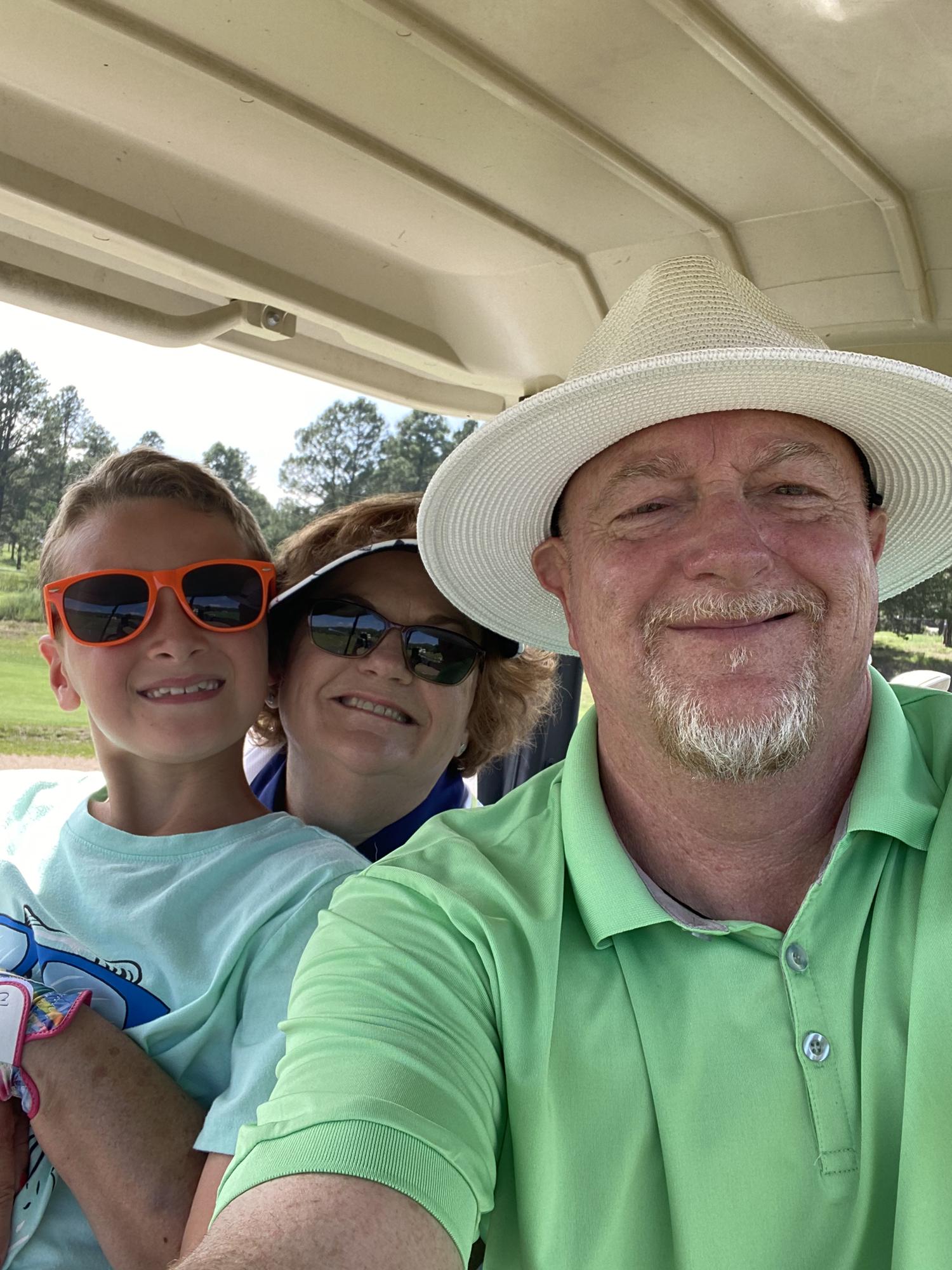 Golf outing with Kale Addis (Dennis’s oldest grand buddy).