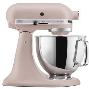 KitchenAid Artisan Series 5 Quart Tilt Head Stand Mixer with Pouring Shield KSM150PS, Feather Pink