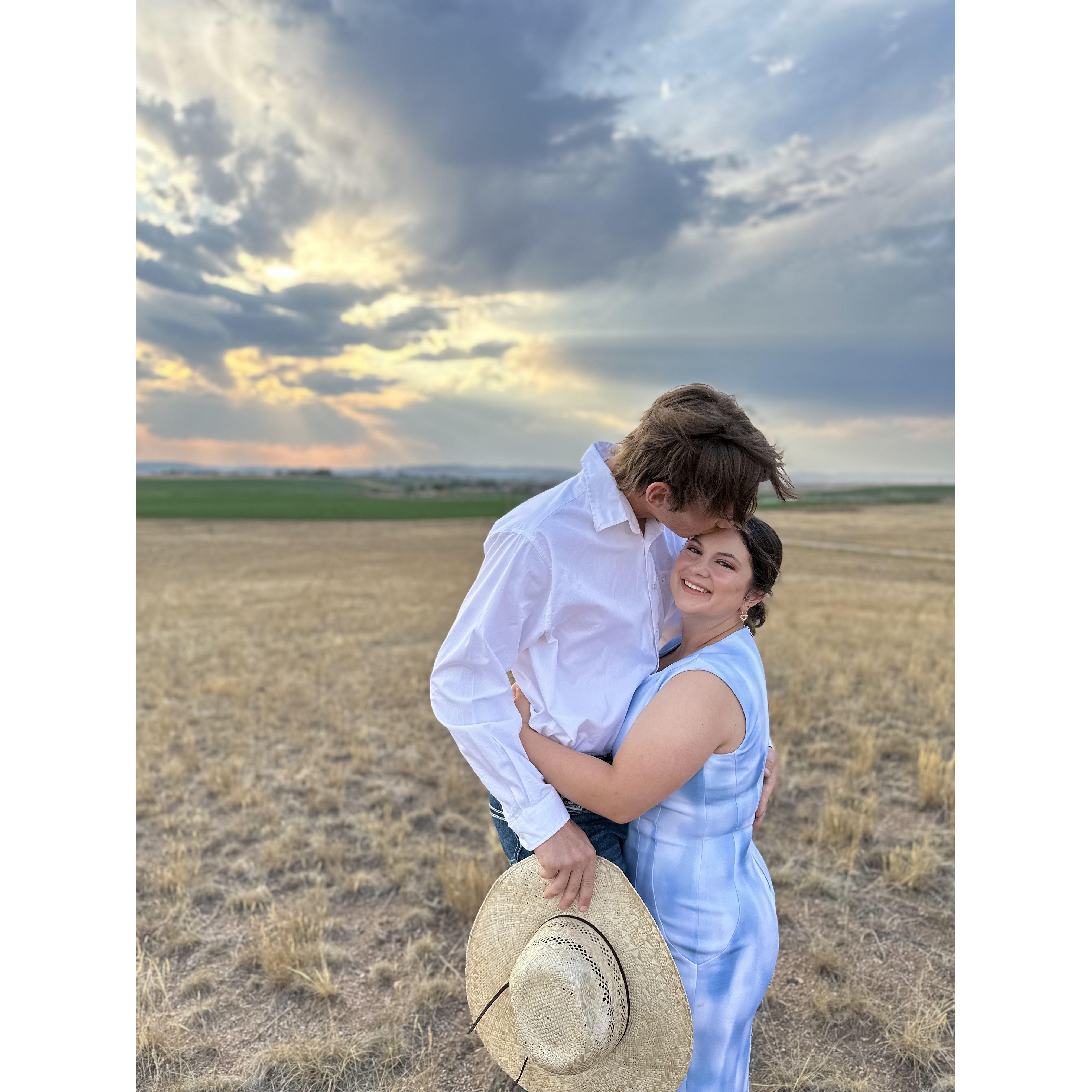 The start of our engagement photos