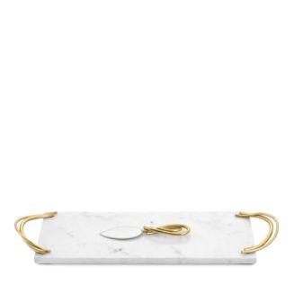 Calla Lily Small Cheese Board with Spreader