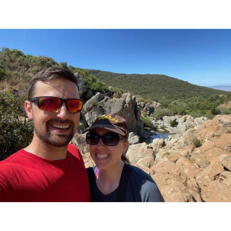 Shane getting Stephanie outside for a hike