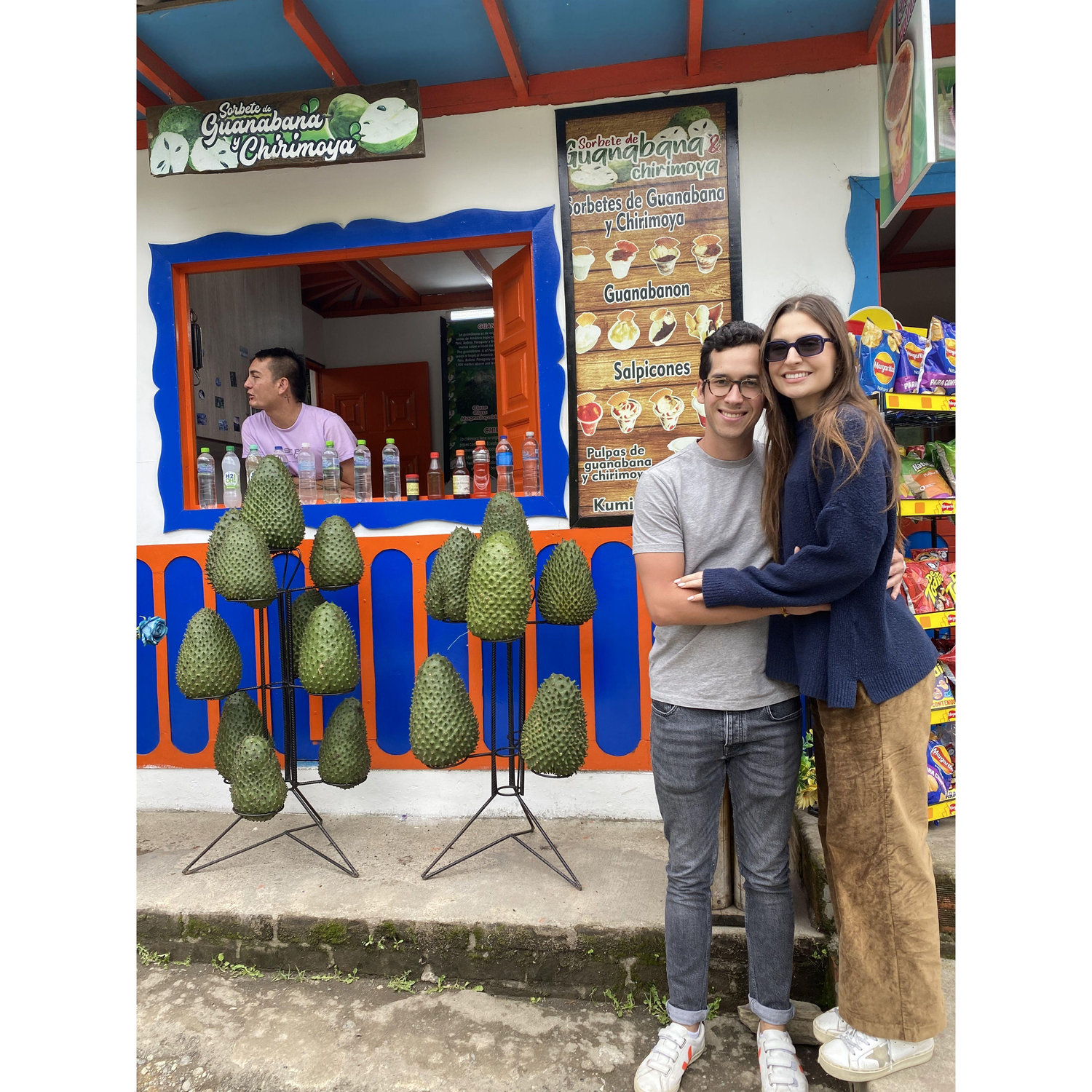 Can't miss the giant guanábanas!