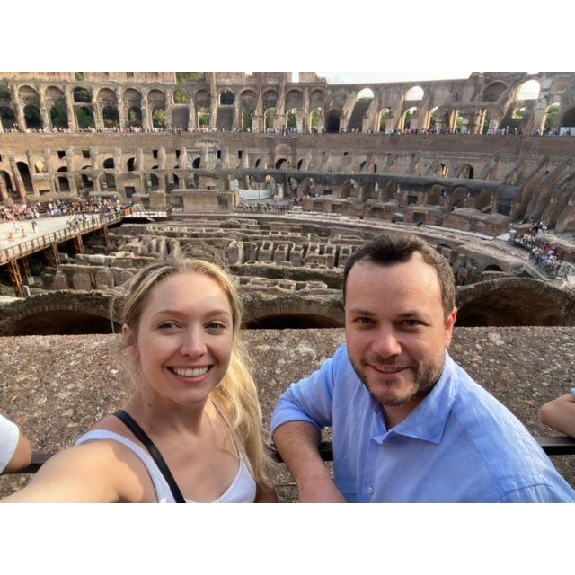 The Colosseum in Rome.