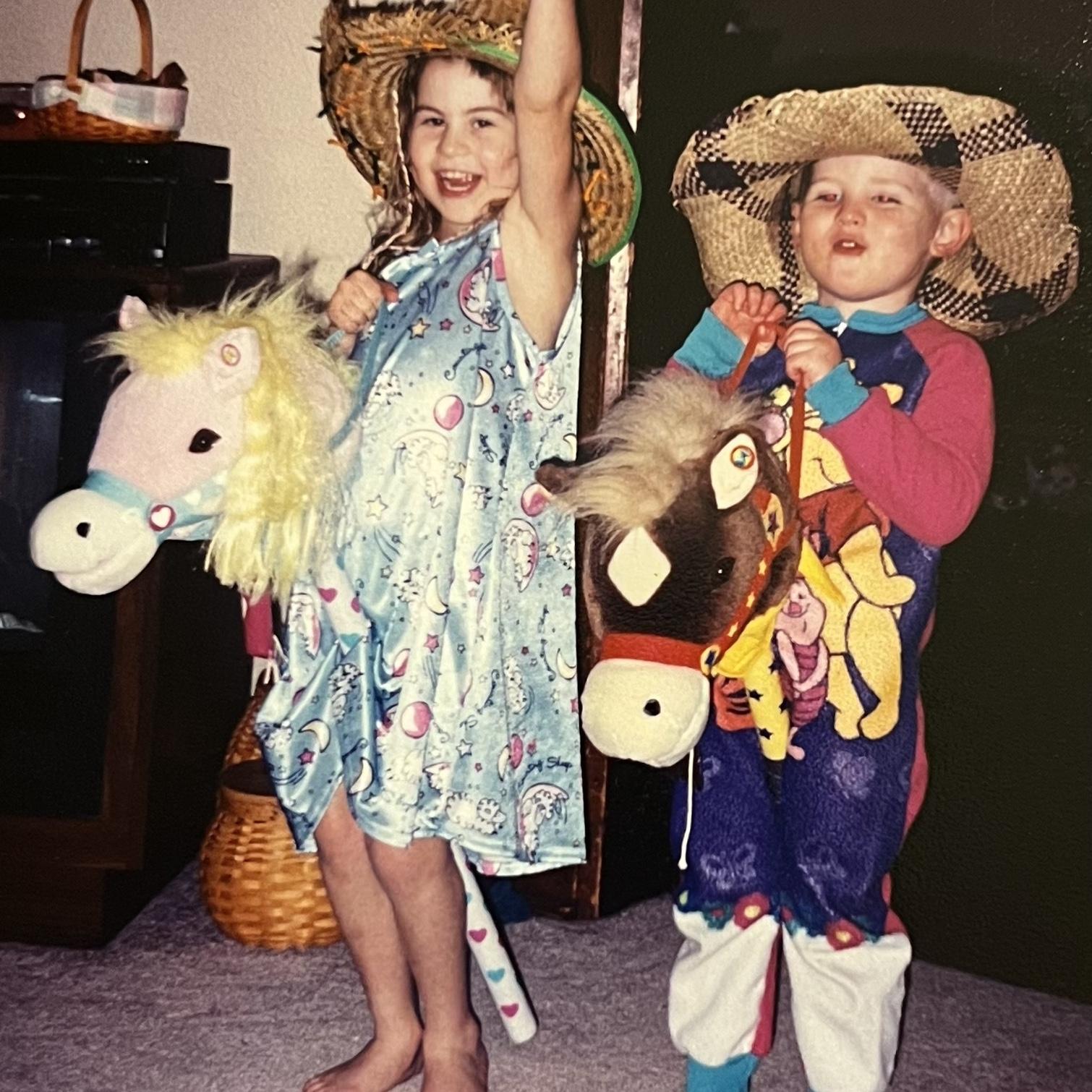 Cowboy Eli in the making.