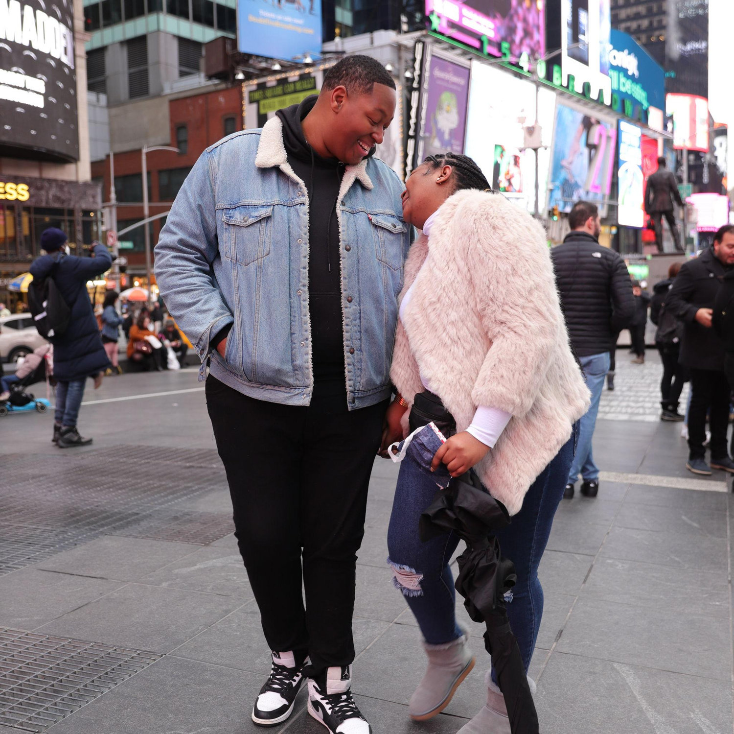 Our first time in New York together
